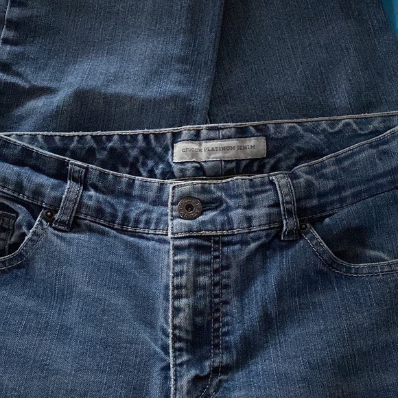 Chico's Platinum Denim Ultimate Fit Slim Leg Jeans - Picture 2 of 7